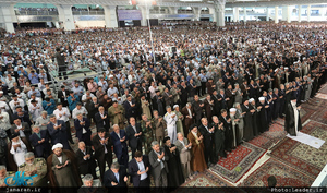 اقامه نماز عید سعید فطر به امامت رهبر انقلاب اسلامی