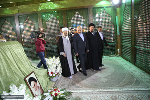 تجدید میثاق نمایندگان مجلس شورای اسلامی با آرمان‌های امام خمینی(س)