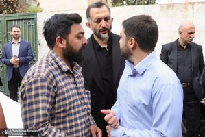 مراسم تشييع مادر غلامعلی حداد عادل