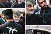 حضور سرزده سردار سلیمانی در شهر مرزی البوکمال +تصویر