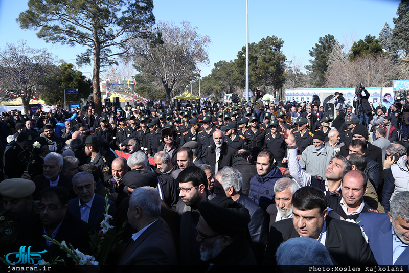 گلباران جایگاه جلوس امام در بهشت زهرا(س)