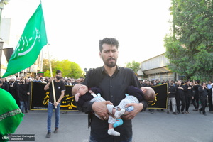 مراسم عزاداری شهادت حضرت علی(ع) با حضور آیت الله العظمی وحید خراسانی