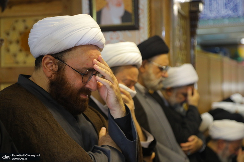 مراسم چهلمین روز درگذشت حاجیه خانم صدیقه بروجردی مادر شهید عیسی بروجردی