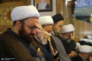 مراسم چهلمین روز درگذشت حاجیه خانم صدیقه بروجردی مادر شهید عیسی بروجردی