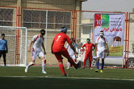 فوتبال نابینا یان کشور  فارس و کرمان صدرنشین شدند