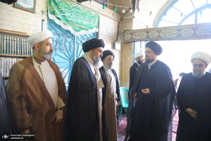 مراسم تشییع همسر مرحوم آیت الله راستی کاشانی (ره)