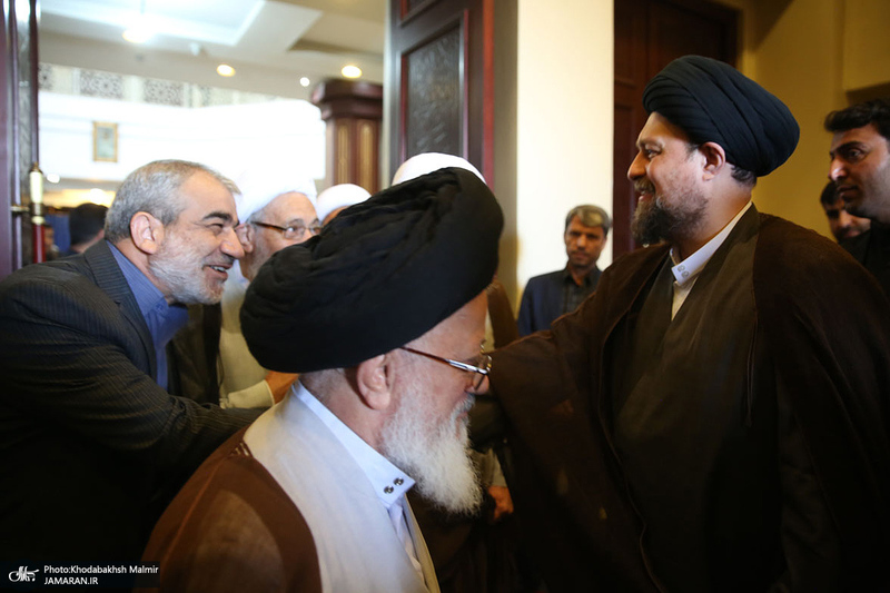 حاشیه تجدید میثاق هیأت رئیسه و اعضای مجلس خبرگان رهبری با آرمان های امام خمینی(س)