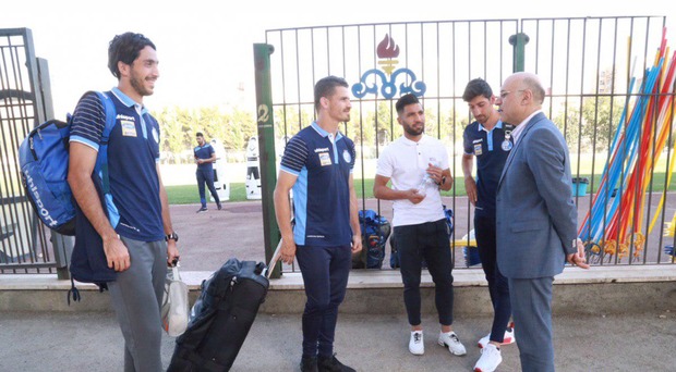 حضور فتحی در تمرین استقلال+عکس
