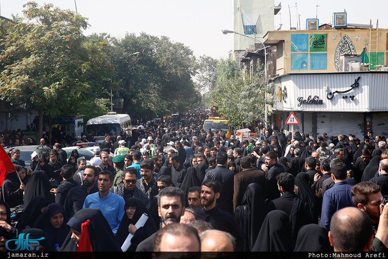 وداع باشکوه مردم تهران با شهید محسن حججی