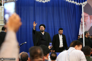 حضور سید حسن خمینی در روستای خیارج استان قزوین -3