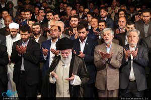 دیدار جمعی از شاعران و اهالی فرهنگ و ادب با رهبر معظم انقلاب