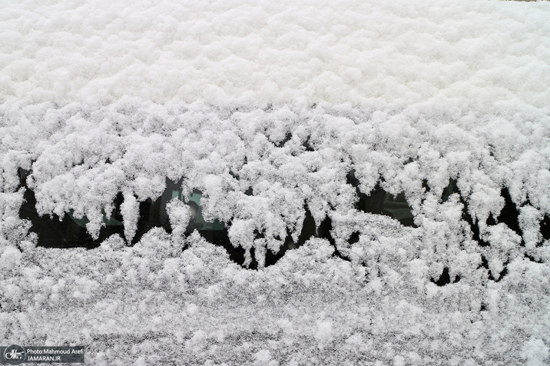 برف امروز تهران - 25 دیماه 1401