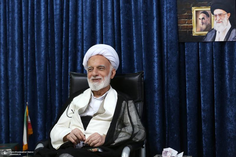 دیدار معاون فرهنگی موسسه با آیت الله دری نجف آبادی