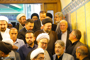 مراسم ختم همسر شهید آیت الله سید مصطفی خمینی (ره) -1