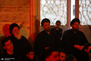 مراسم عزاداری شهادت حضرت فاطمه زهرا (س) در مسجد اعظم قم‎