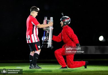 عکس و ویدیوی ابتکار جالب در فینال کوپادل ری اسپانیا