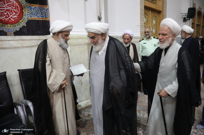 مراسم بزرگداشت حضرت امام (س) در مسجد اعظم قم