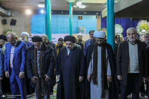 مراسم بزرگداشت آیت الله موسوی بجنوردی (ره) در حسینیه جماران - 1