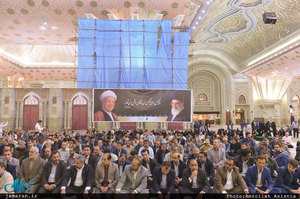 تجدید میثاق وزیر و کارکنام وزارت آموزش و پرورش با آرمان های حضرت امام(س)