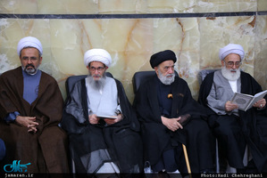 مراسم چهلم آیت الله حاج نصرالله شاه آبادی(ره) در مسجد اعظم قم