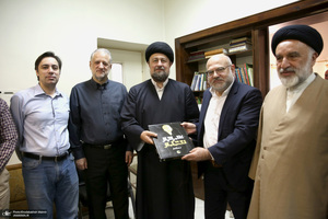 دیدار آصف لقمان قاضی، مدیر امور بین‌الملل جماعت اسلامی پاکستان با سید حسن خمینی