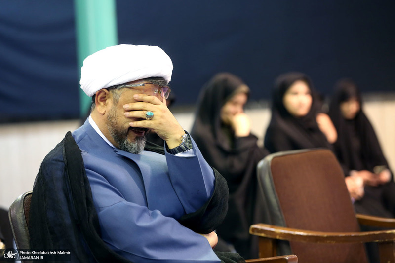 مراسم عزاداری به مناسبت سالروز شهادت امام جعفر صادق(ع) در حسینیه جماران