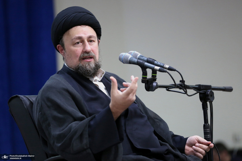 دیدار مدیران و کارکنان نهاد کتابخانه‌های عمومی کشور با سید حسن خمینی