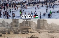 وضعیت غزه قبل و پس از حملات اشغالگران صهیونیست (5)