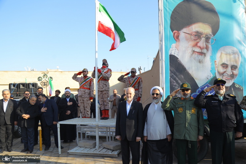 مراسم آغاز دهه فجر در بیت حضرت امام خمینی (س) در قم