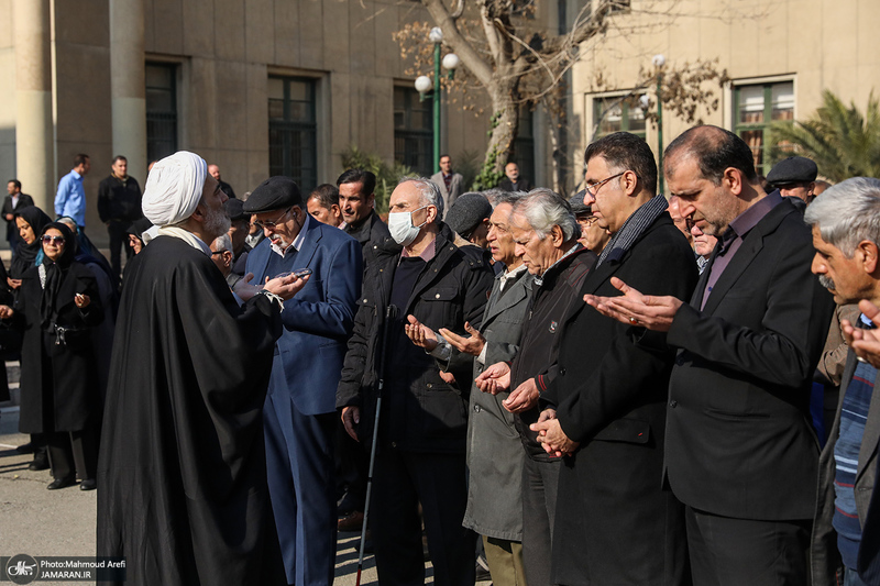 مراسم تشییع پیکر رضا رئیس طوسی استاد دانشکده حقوق و علوم سیاسی دانشگاه تهران