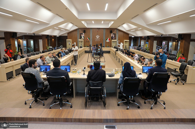 نشست خبری ماجد راشد رئیس کمیته پارالمپیک آسیا / Majid Rashed / President, Asian Paralympic Committee/ mahmoud arefi