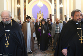  مراسم بزرگداشت امام خمینی(س) در کلیسای «سرکیس مقدس» 