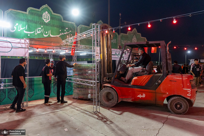 هم قدم با زائران اباعبدالله الحسین (ع)؛ چذابه