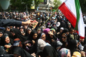 تشییع شهید آشوری جانی بت اوشانا