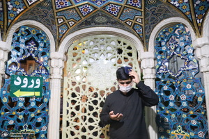 مراسم احیای شب بیست و یکم ماه رمضان در حرم کریمه اهل بیت(س)