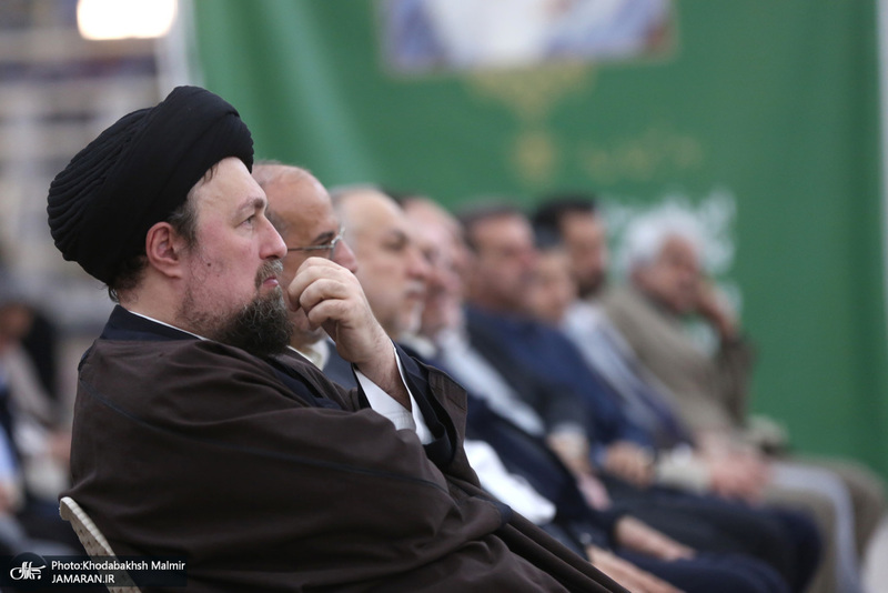 تجدید میثاق رئیس و جمعی از نمایندگان مجلس شورای اسلامی با آرمان‌های امام خمینی(س)-2