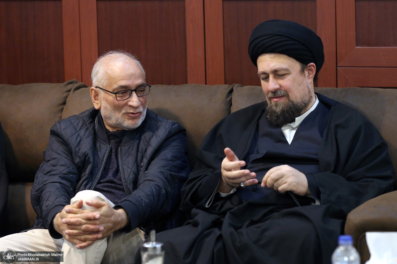 حضور شخصيت هاي سياسي در منزل مرحوم آیت الله بجنوردی 2