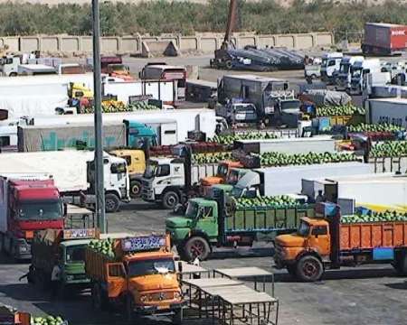 فعالیت تجاری و صادرات کالا در مرز بین المللی مهران از سر گرفته شد
