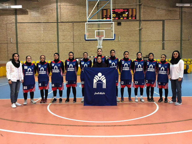 تیم بسکتبال دختران گلستان در برابر باژوند بوشهر پیروز شد