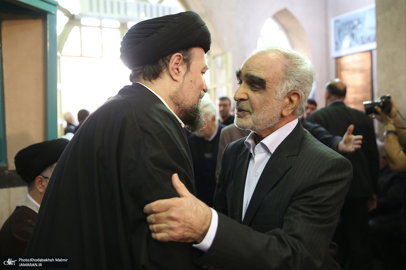 مراسم تشییع آیت الله سید مهدی امام جمارانی (ره) از حسنیه جماران