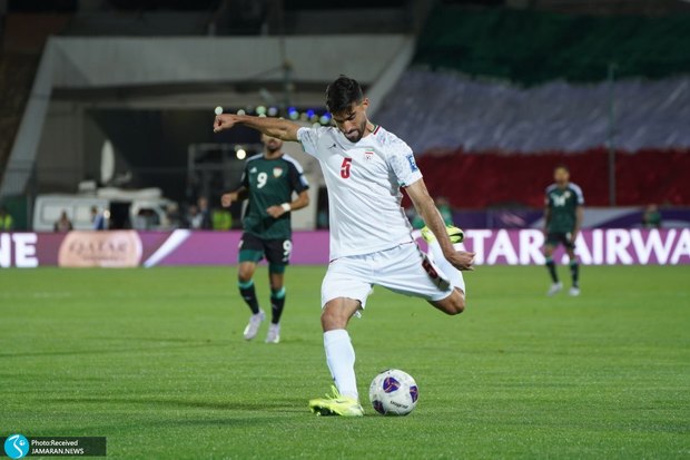 ویدیو| اخراج مدافع ایران در نیمه اول بازی با قطر