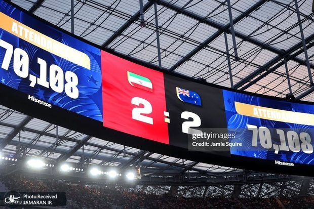 گزارش تصویری بازی ایران و نیوزیلند در جام جهانی 2026