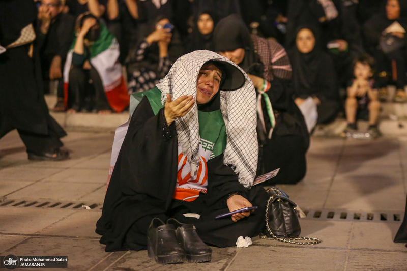 دومین روز مراسم وداع با رهبر شهید انقلاب در مصلای تهران