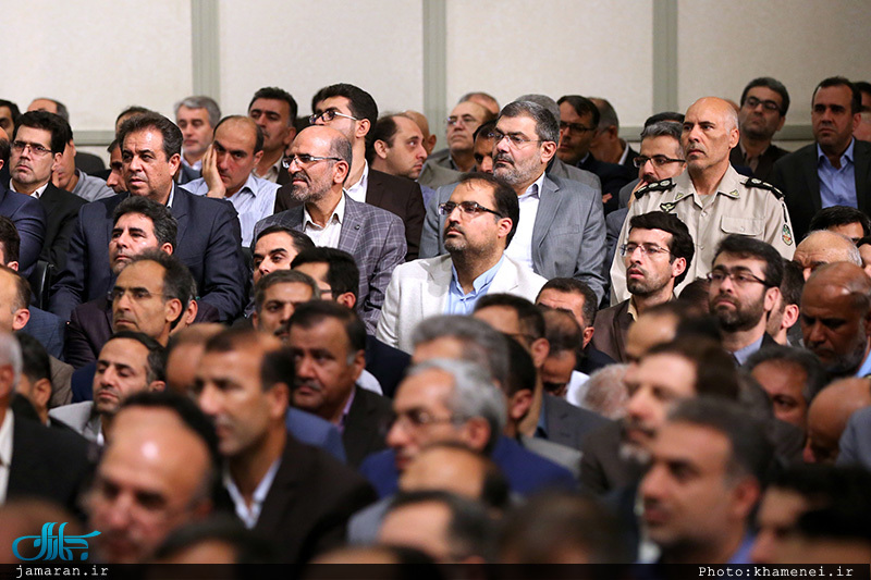 دیدار جمعی از استادان، نخبگان و پژوهشگران دانشگاه‌ها با رهبر معظم انقلاب