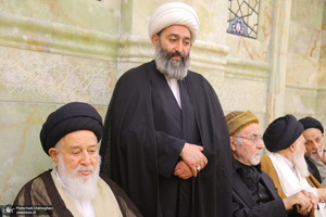 مراسم ترحیم آیت الله نورالله شاه آبادی(ره) در مسجد اعظم قم