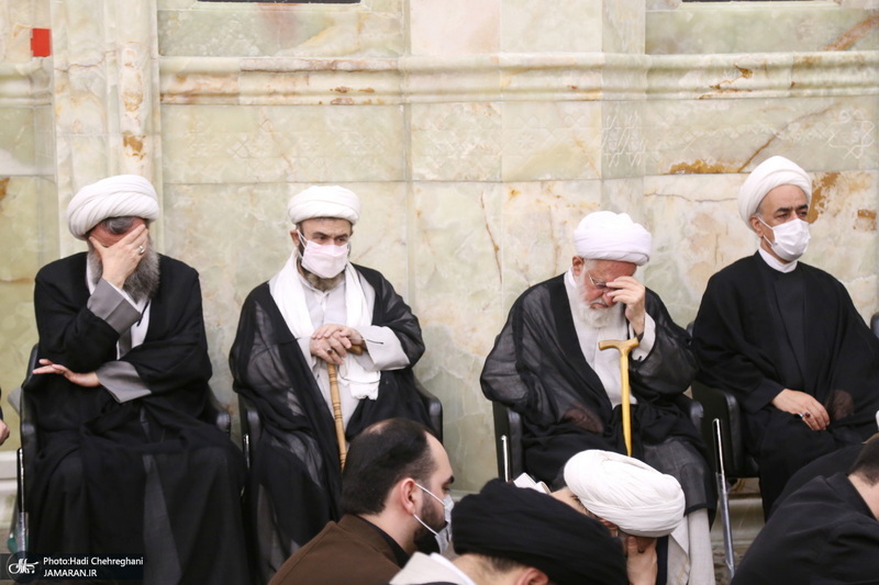 مراسم بزرگداشت همسر آیت الله جوادی آملی در مسجد اعظم قم