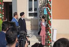 زنگ آغاز سال تحصیلی جدید با حضور رئیسی در شهرستان بهارستان نواخته شد