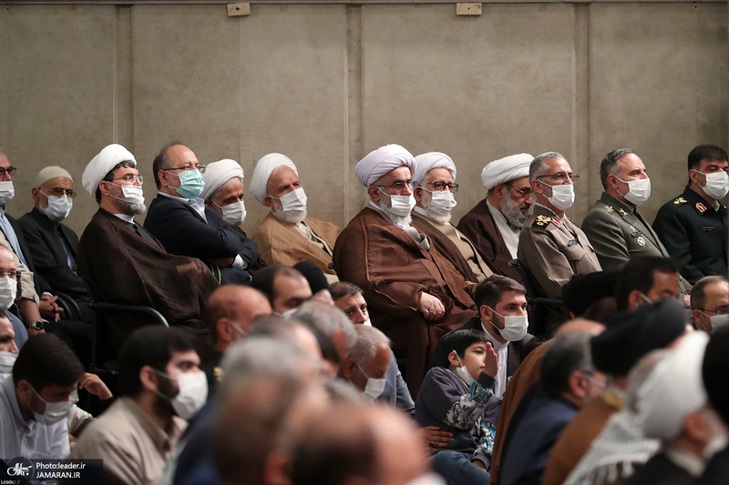 دیدار مسئولان نظام و سفرای کشورهای اسلامی با رهبر معظم انقلاب