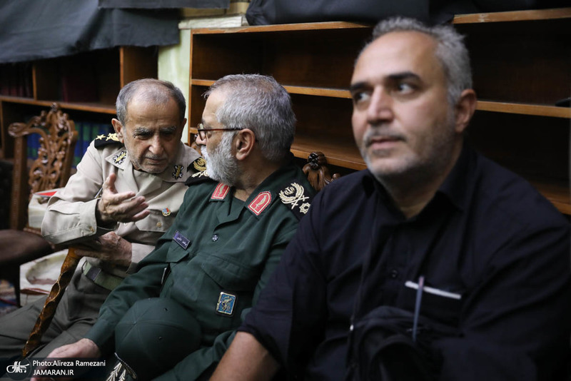 مراسم تکریم ۵۷ شهید گلگون کفن ارتش جمهوری اسلامی ایران