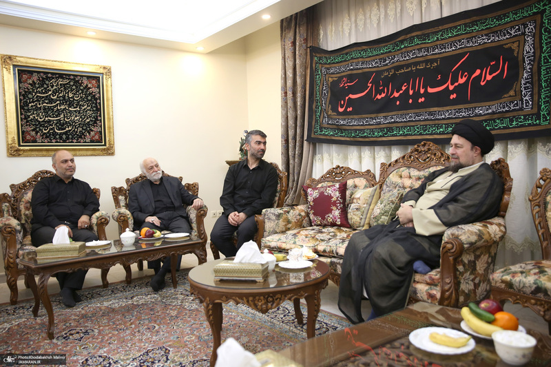 حضور سید حسن خمینی در منزل مرحوم حجت الاسلام و المسلمین حسینعلی نیری